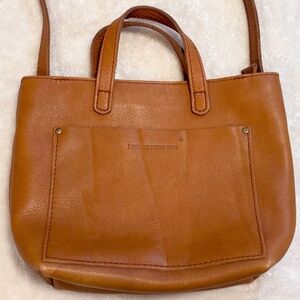 Portland Leather goods Dune mini crossbody with zipper